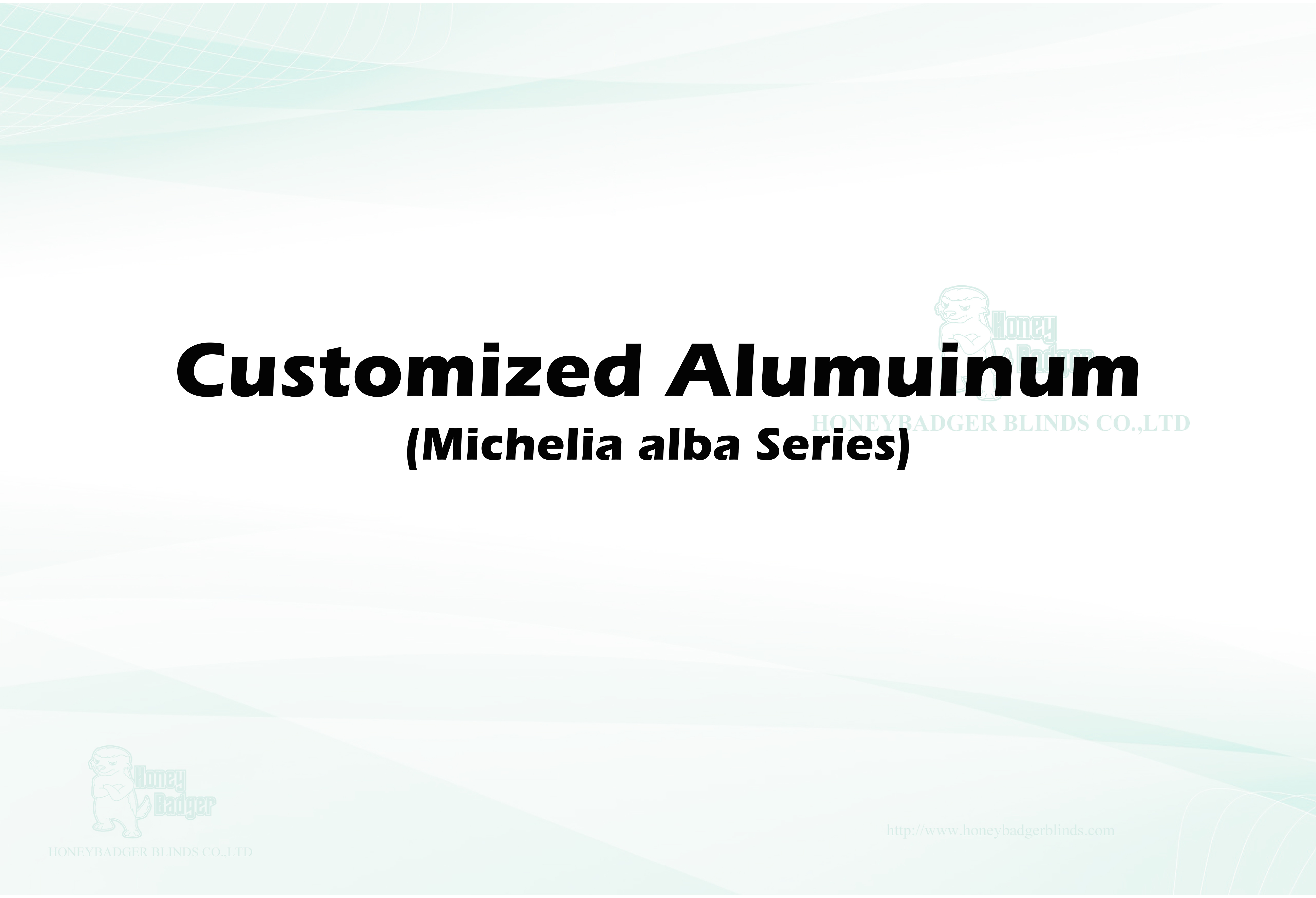 Customized Alumuinum(Michelia alba Series)